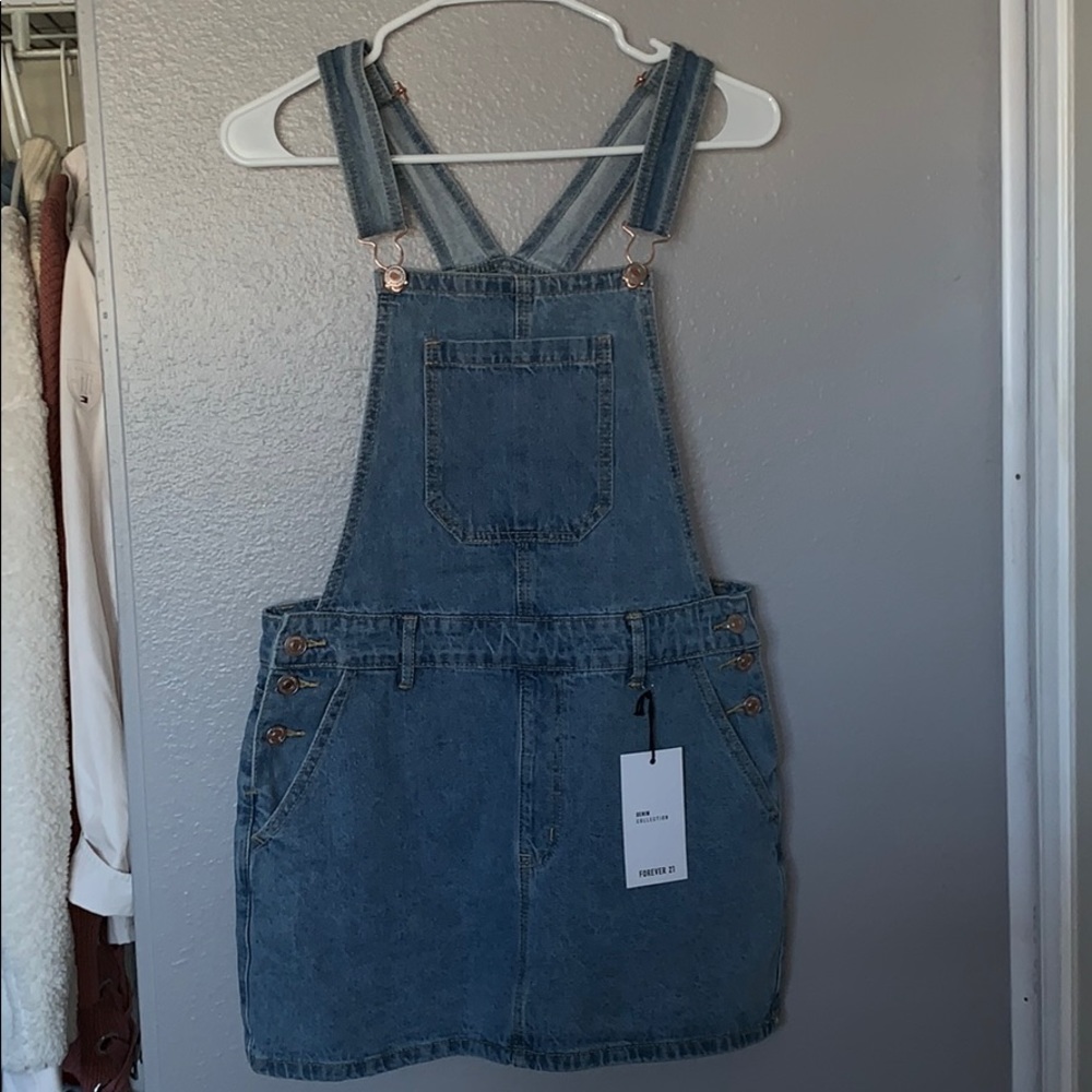 Jean Skirt Overalls